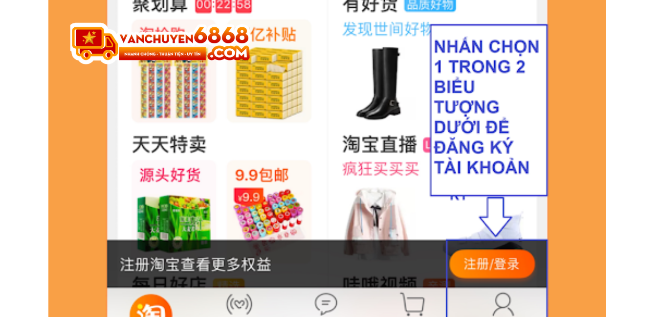 Cách tải app Taobao trên Android